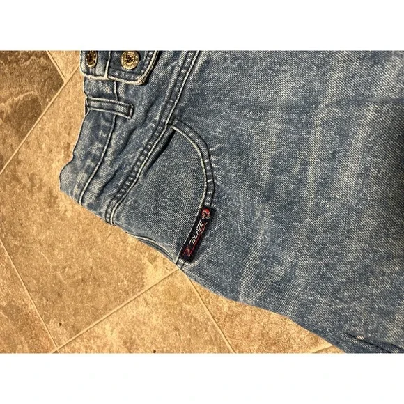 Vintage High Waist Mom Jeans Denim Blue 90s Style Size 25 ZBlaze Z Blaze Jeans - Picture 5 of 8